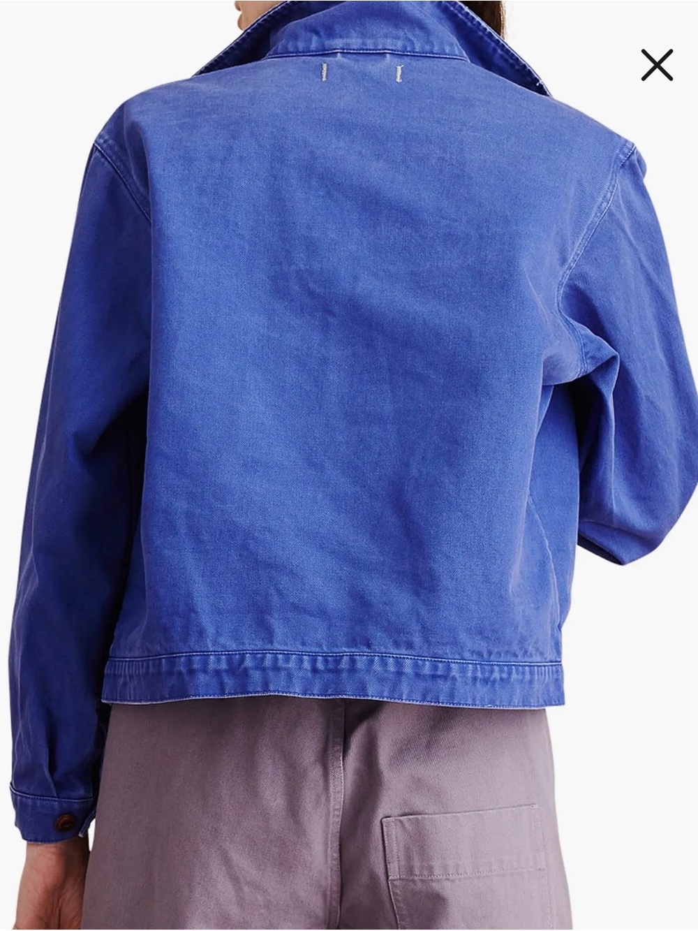 Alex Mill Washed Denim Work Jacket - Vintage Cobalt, Small - Picture 14 of 15